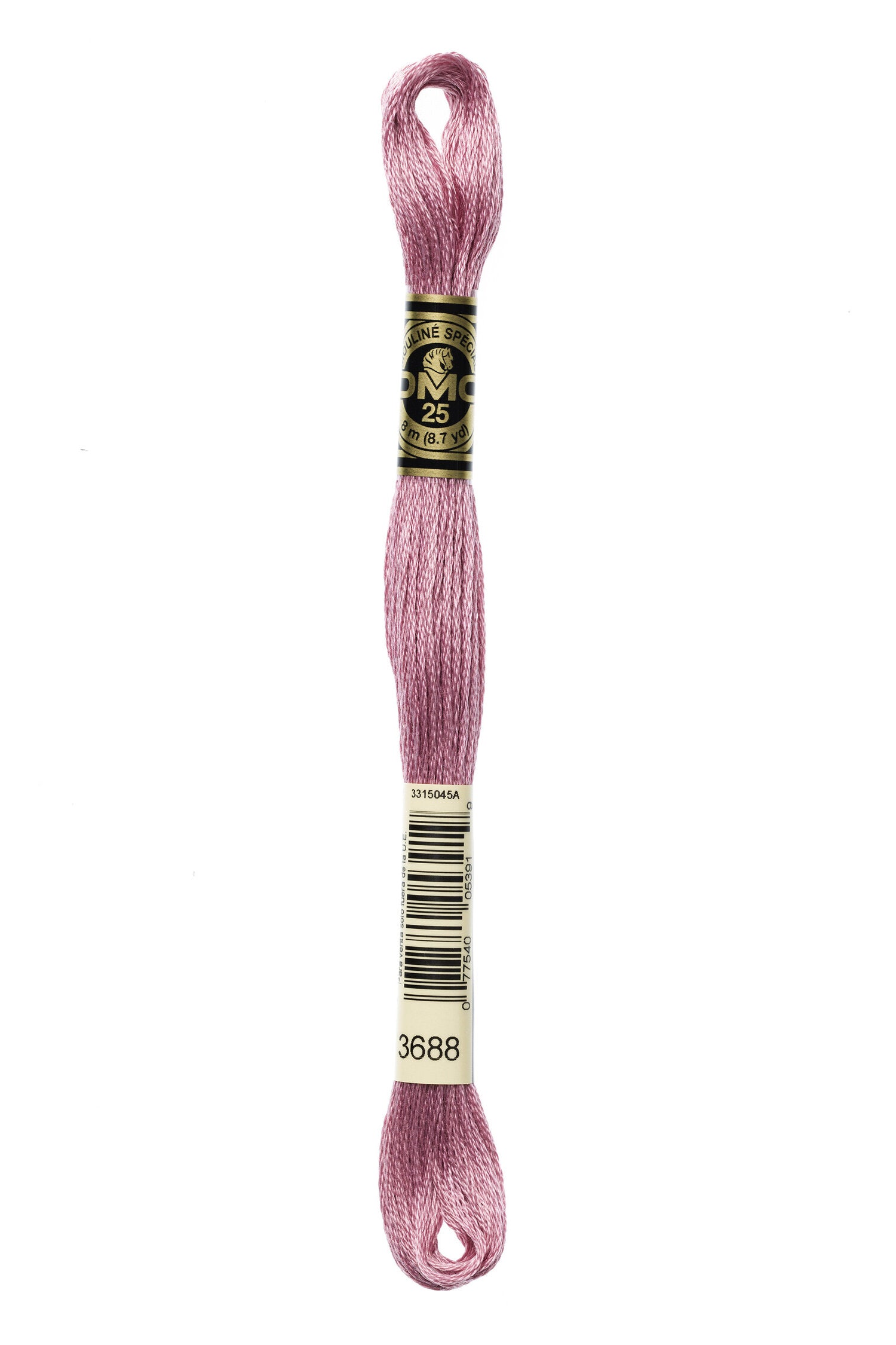 DMC 3688 - Mauve - Medium - DMC 6 Strand Embroidery Thread, Thread & Floss, Thread & Floss, The Crafty Grimalkin - A Cross Stitch Store