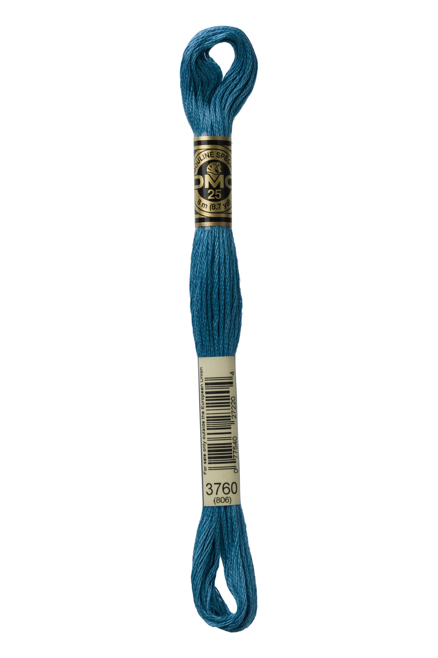 DMC 3760 - Wedgewood - Medium - DMC 6 Strand Embroidery Thread, Thread & Floss, Thread & Floss, The Crafty Grimalkin - A Cross Stitch Store