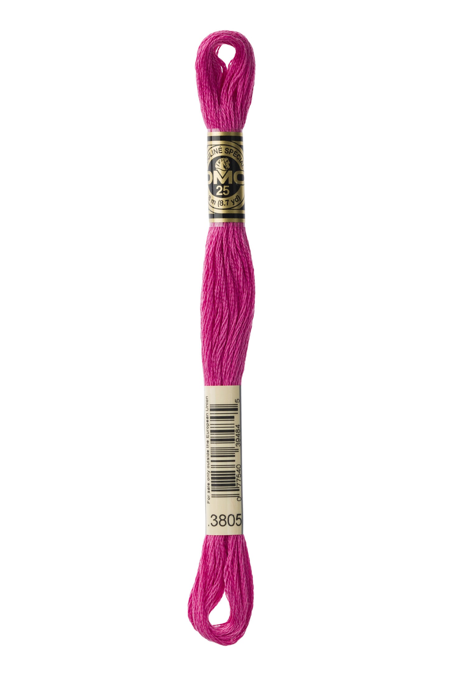 DMC 3805 - Cyclamen Pink - DMC 6 Strand Embroidery Thread, Thread & Floss, Thread & Floss, The Crafty Grimalkin - A Cross Stitch Store