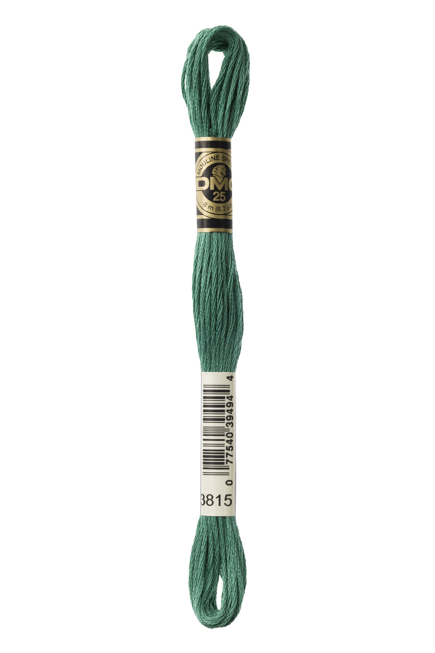 DMC 3815 - Celadon Green - Dark - DMC 6 Strand Embroidery Thread, Thread & Floss, Thread & Floss, The Crafty Grimalkin - A Cross Stitch Store