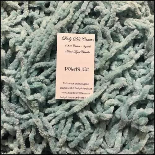 Polar Ice Cotton Chenille - Lady Dots Creates Finishing Trims, Ribbons & Trim, The Crafty Grimalkin - A Cross Stitch Store