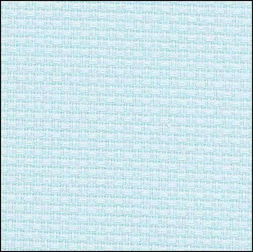 14 Count Aida - Aqua - Zweigart Cross Stitch Fabric, Fabric, The Crafty Grimalkin - A Cross Stitch Store