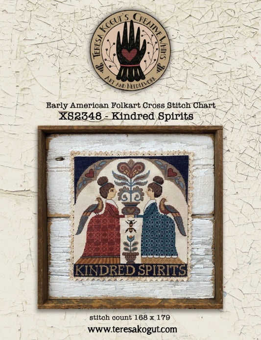Kindred Spirits - Teresa Kogut - Cross Stitch Pattern, Needlecraft Patterns, The Crafty Grimalkin - A Cross Stitch Store