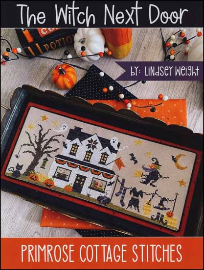 The Witch Next Door - Primrose Cottage Stitches - Cross Stitch Patterns, Needlecraft Patterns, Needlecraft Patterns, The Crafty Grimalkin - A Cross Stitch Store