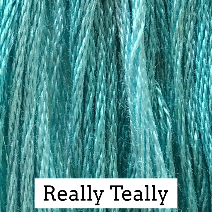 Really Teally - Classic Colorworks Cotton Thread - Floss, Thread & Floss, Thread & Floss, The Crafty Grimalkin - A Cross Stitch Store