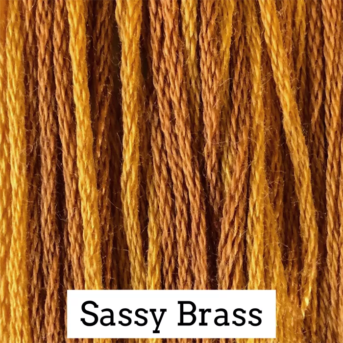 Sassy Brass - Classic Colorworks Cotton Thread - Floss, Thread & Floss, Thread & Floss, The Crafty Grimalkin - A Cross Stitch Store