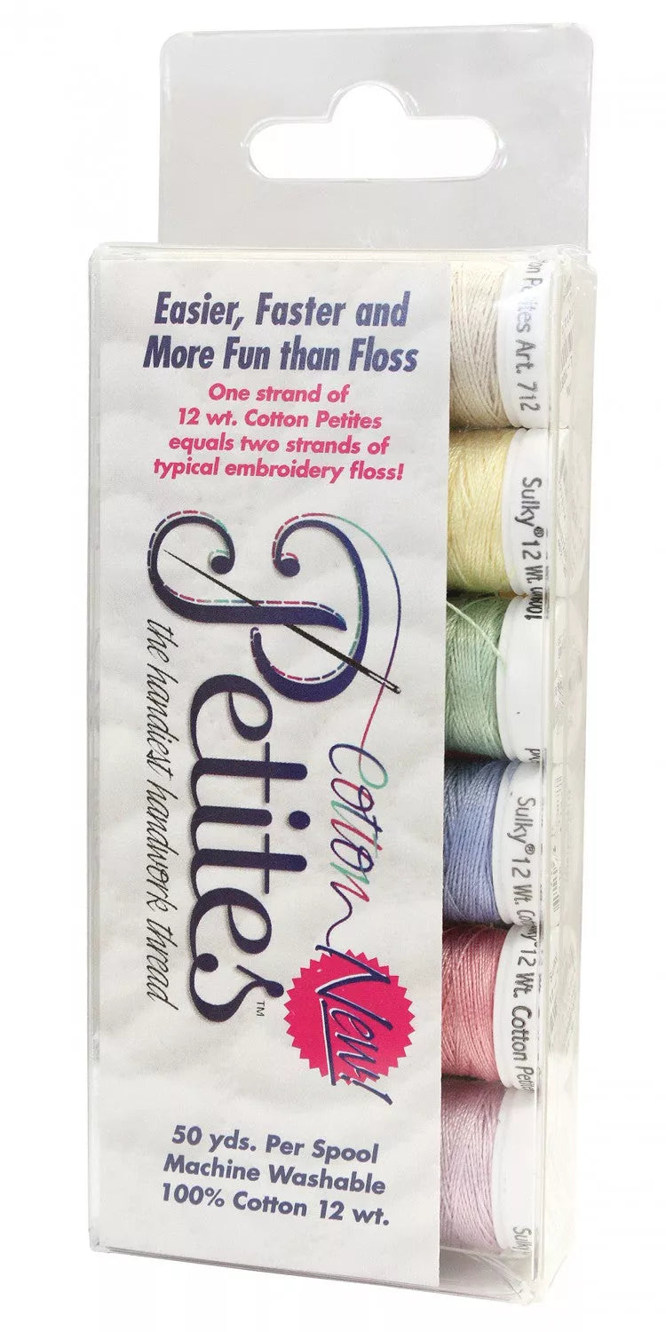 Sulky 12 wt Petites Spring Sampler Collection - 6pk, Thread & Floss, Thread & Floss, The Crafty Grimalkin - A Cross Stitch Store