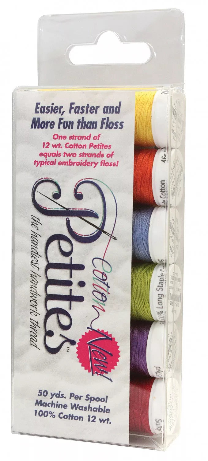 Sulky 12 wt Petites Summer Sampler Collection - 6pk, Thread & Floss, Thread & Floss, The Crafty Grimalkin - A Cross Stitch Store