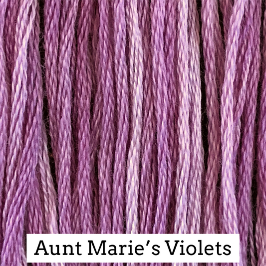 Aunt Marie's Violets - Classic Colorworks Cotton Thread - Floss, Thread & Floss, Thread & Floss, The Crafty Grimalkin - A Cross Stitch Store