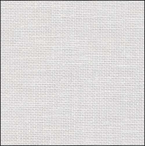 40 Count Zweigart Newcastle Linen - Silver Moon (Alabaster) - Cross Stitch Fabric