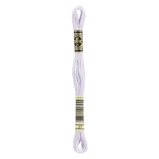 DMC 27 - White Violet - DMC 6 Strand Embroidery Thread, Thread & Floss, Thread & Floss, The Crafty Grimalkin - A Cross Stitch Store