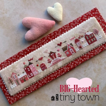 Big-Hearted Tiny Town - Heart In Hand Needleart - Cross Stitch Pattern, Needlecraft Patterns, Needlecraft Patterns, The Crafty Grimalkin - A Cross Stitch Store