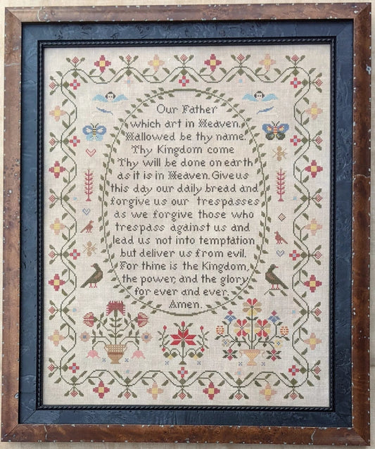 The Lord's Prayer - Lila's Studio - Cross Stitch Pattern, Needlecraft Patterns, Needlecraft Patterns, The Crafty Grimalkin - A Cross Stitch Store