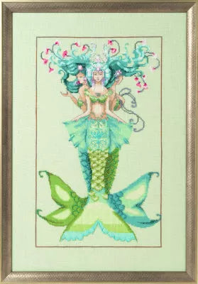 The Three Mermaids - Mirabilia Designs - Cross Stitch Pattern/Embellishments, Needlecraft Patterns, Needlecraft Patterns, The Crafty Grimalkin - A Cross Stitch Store