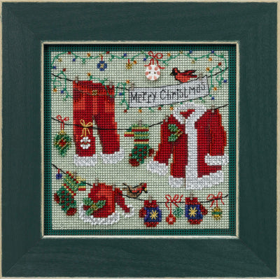 Santa's Clothesline - Mill Hill - Winter 2022 Buttons and Beads Kit
