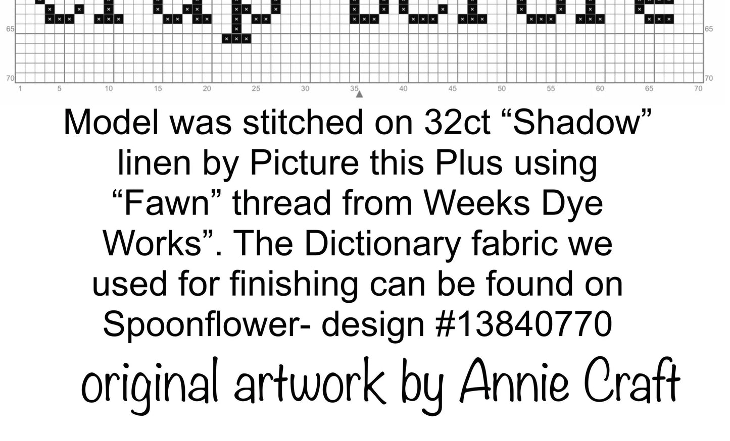 Deja Poo Dirty Annie's Cross Stitch Pattern The Crafty Grimalkin A Cross Stitch Store