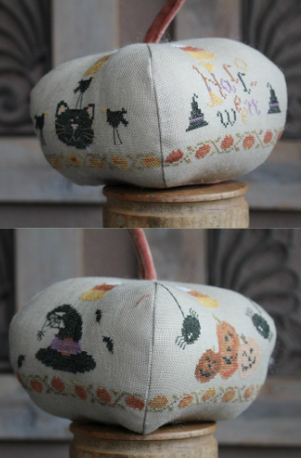 Halloween Pumpion - Thistles - Cross Stitch Pattern, Needlecraft Patterns, The Crafty Grimalkin - A Cross Stitch Store