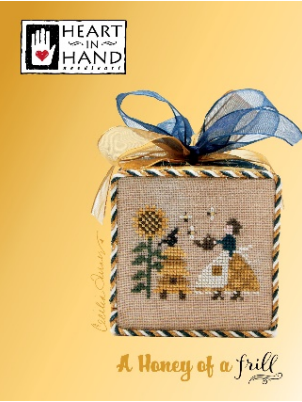 A Honey of a Frill - Heart In Hand Needleart - Cross Stitch Pattern, Needlecraft Patterns, Needlecraft Patterns, The Crafty Grimalkin - A Cross Stitch Store