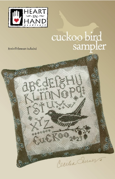 Cuckoo Bird Sampler - Heart In Hand Needleart - Cross Stitch Pattern, Needlecraft Patterns, Needlecraft Patterns, The Crafty Grimalkin - A Cross Stitch Store