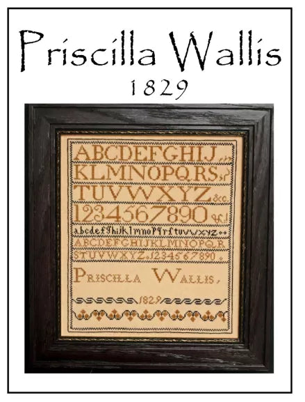Priscilla Wallis - La D Da - Cross Stitch Pattern, Needlecraft Patterns, The Crafty Grimalkin - A Cross Stitch Store