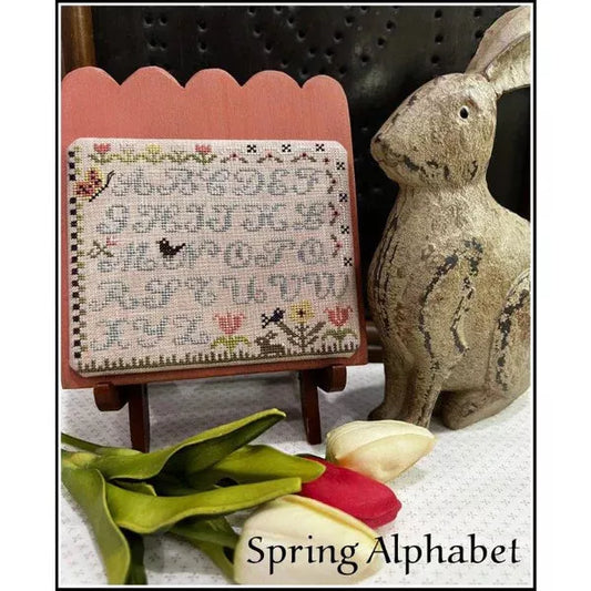 Spring Alphabet - The Scarlett House - Cross Stitch Pattern, The Crafty Grimalkin - A Cross Stitch Store