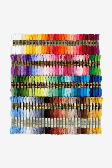 DMC 730 - Olive Green - Very Dark - DMC 6 Strand Embroidery Thread, Thread & Floss, Thread & Floss, The Crafty Grimalkin - A Cross Stitch Store