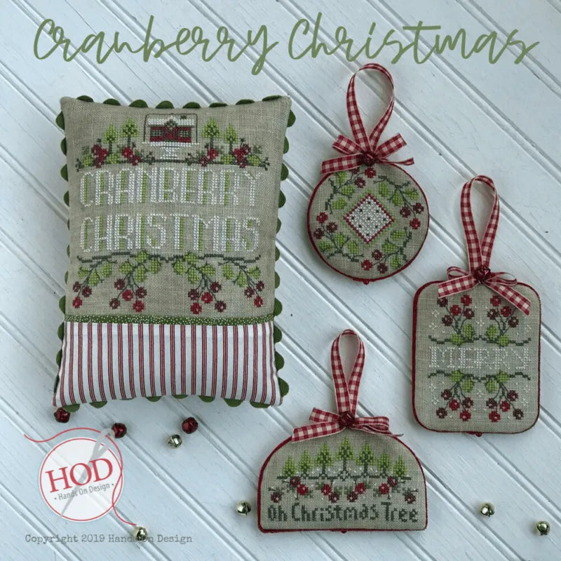 Cranberry Christmas - Hands on Design - Cross Stitch Pattern, Needlecraft Patterns, Needlecraft Patterns, The Crafty Grimalkin - A Cross Stitch Store