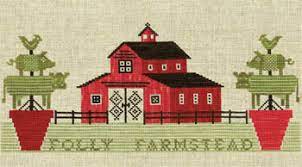 Folly Farmstead - Artful Offerings - Cross Stitch Pattern, Needlecraft Patterns, Needlecraft Patterns, The Crafty Grimalkin - A Cross Stitch Store
