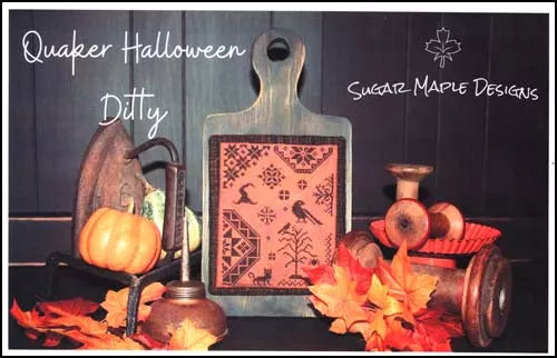 Quaker Halloween Ditty - Southern Stitchers Co - Cross Stitch Pattern, The Crafty Grimalkin - A Cross Stitch Store