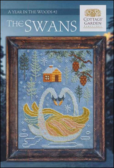 A Year in the Woods 2: The Swans - Cottage Garden Samplings - Cross Stitch Pattern, Needlecraft Patterns, Needlecraft Patterns, The Crafty Grimalkin - A Cross Stitch Store