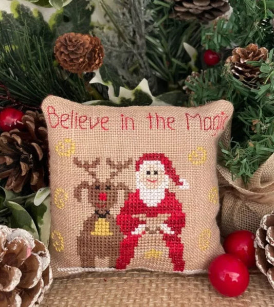 The Spirit of Christmas - Believe - Mani di Dona - Cross Stitch Pattern, Needlecraft Patterns, The Crafty Grimalkin - A Cross Stitch Store