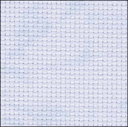 14 Count Aida - Blue Whisper Zweigart Cross Stitch Fabric, Fabric, The Crafty Grimalkin - A Cross Stitch Store