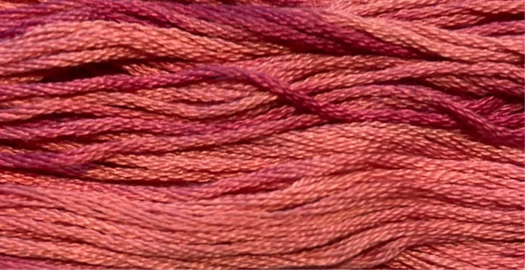 Pink Azalea - Gentle Arts Cotton Thread - 5 yard Skein - Cross Stitch Floss, Thread & Floss, Thread & Floss, The Crafty Grimalkin - A Cross Stitch Store