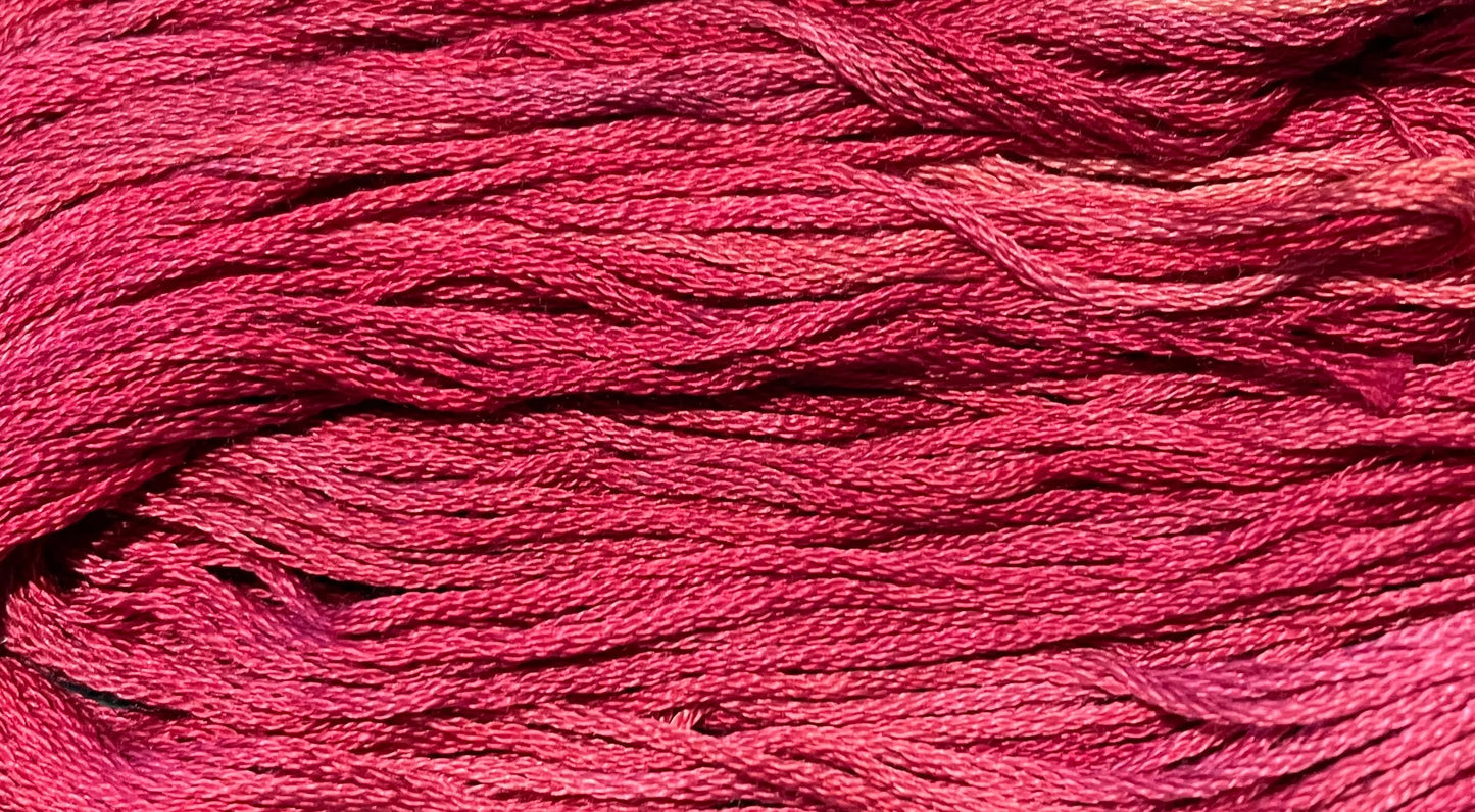 Pomegranate - Gentle Arts Cotton Thread - 5 yard Skein - Cross Stitch Floss, Thread & Floss, Thread & Floss, The Crafty Grimalkin - A Cross Stitch Store