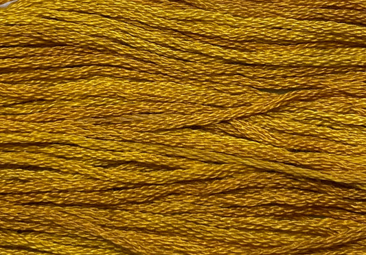 Gold Leaf - Gentle Arts Cotton Thread - 5 yard Skein - Cross Stitch Floss, Thread & Floss, Thread & Floss, The Crafty Grimalkin - A Cross Stitch Store
