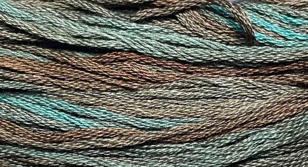 Verdigris- Gentle Arts Cotton Thread - 5 yard Skein - Cross Stitch Floss, Thread & Floss, Thread & Floss, The Crafty Grimalkin - A Cross Stitch Store