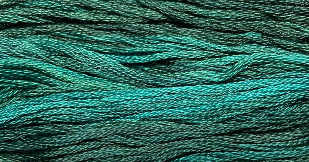 Island Blue - Gentle Arts Cotton Thread - 5 yard Skein - Cross Stitch Floss