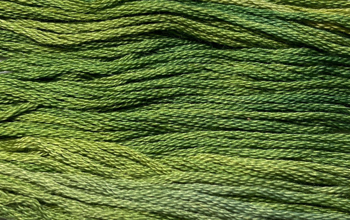 Baby Spinach - Gentle Arts Cotton Thread - 5 yard Skein - Cross Stitch Floss, Thread & Floss, Thread & Floss, The Crafty Grimalkin - A Cross Stitch Store