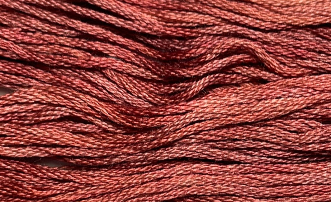 Old Red Paint - Gentle Arts Cotton Thread - 5 yard Skein - Cross Stitch Floss, Thread & Floss, Thread & Floss, The Crafty Grimalkin - A Cross Stitch Store