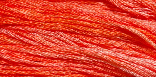 New Color! Habanero- Gentle Arts Cotton Thread - 5 yard Skein - Cross Stitch Floss, Thread & Floss, Thread & Floss, The Crafty Grimalkin - A Cross Stitch Store