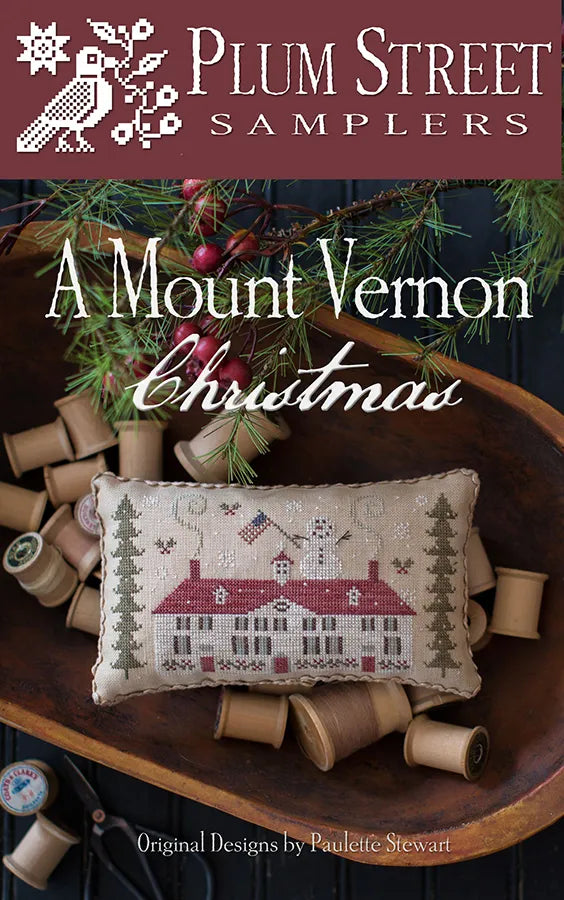 A Mount Vernon Christmas - Plum Street Samplers - Cross Stitch Pattern, Needlecraft Patterns, Needlecraft Patterns, The Crafty Grimalkin - A Cross Stitch Store