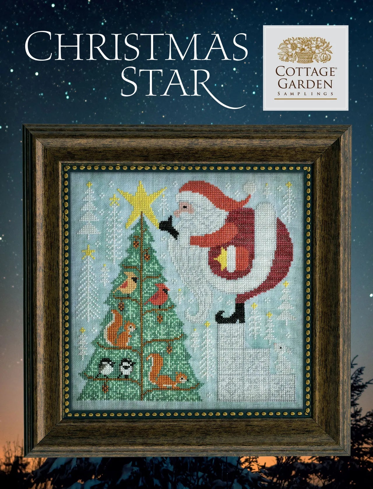 Christmas Star - Cottage Garden Samplings - Cross Stitch Pattern, Needlecraft Patterns, Needlecraft Patterns, The Crafty Grimalkin - A Cross Stitch Store