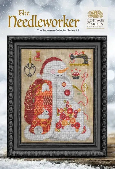 The Snowman Collector's Series 2022-2023 Auto Ship - Cottage Garden Samplings - Cross Stitch Pattern, Needlecraft Patterns, The Crafty Grimalkin - A Cross Stitch Store