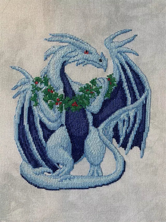 Winter Dragon - Ingleside Design Company - Cross Stitch Pattern, Needlecraft Patterns, The Crafty Grimalkin - A Cross Stitch Store