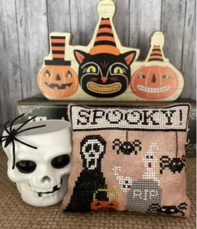 Spooky - Halloween Parade Series - Mani di Dona - Cross Stitch Pattern, Needlecraft Patterns, The Crafty Grimalkin - A Cross Stitch Store
