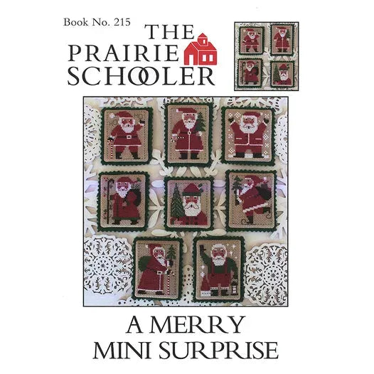 A Merry Mini Surprise - Book 215 - The Prairie Schooler - Cross Stitch Pattern, Needlecraft Patterns, The Crafty Grimalkin - A Cross Stitch Store