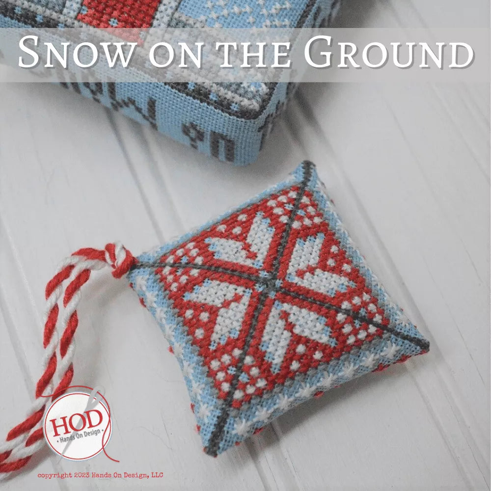 Snow on the Ground - Hands on Design - Cross Stitch Pattern, Needlecraft Patterns, Needlecraft Patterns, The Crafty Grimalkin - A Cross Stitch Store