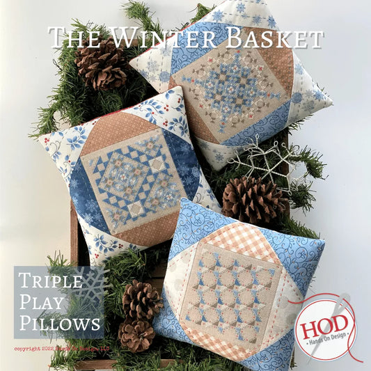 Winter Basket - Hands on Design - Cross Stitch Pattern, Needlecraft Patterns, Needlecraft Patterns, The Crafty Grimalkin - A Cross Stitch Store