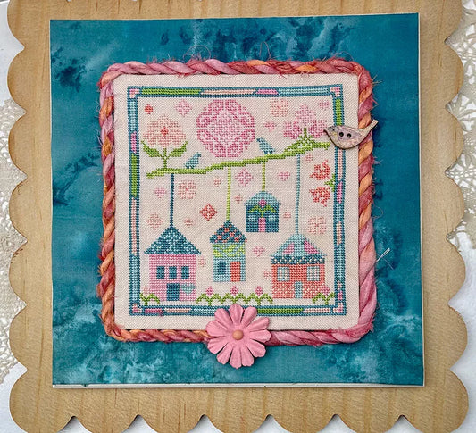 Spring Cottages - Jan Hicks Creates - Cross Stitch Pattern, Needlecraft Patterns, The Crafty Grimalkin - A Cross Stitch Store