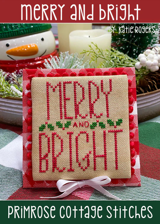 Merry and Bright - Primrose Cottage Stitches - Cross Stitch Patterns, Needlecraft Patterns, Needlecraft Patterns, The Crafty Grimalkin - A Cross Stitch Store